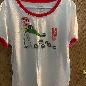 NWOT Vintage Fan Art Winner Studio Ghibli Totoro T-Shirt, 2X